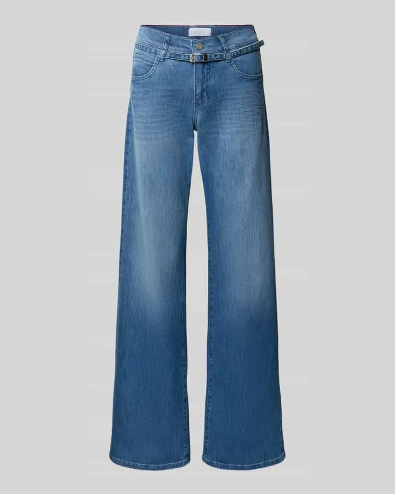 ANGELS  Wide Leg Jeans mit Gürtel Modell 'LIZ BELT Hellblau