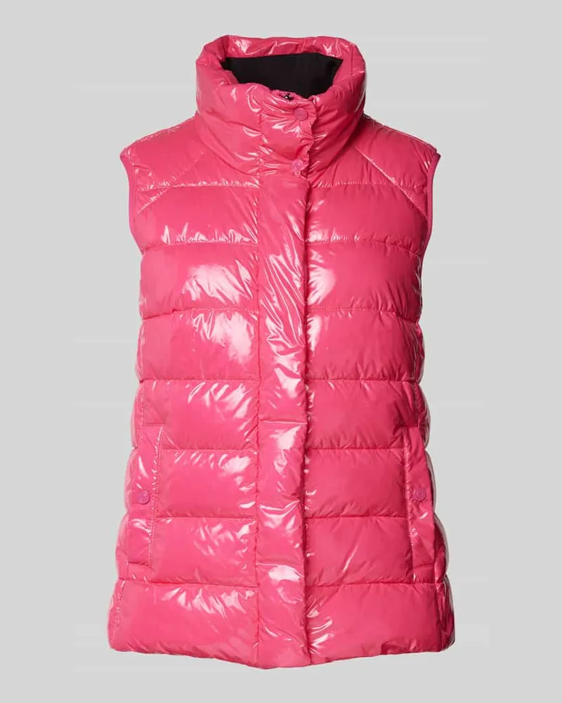 Marc Cain Steppweste mit Stehkragen Pink