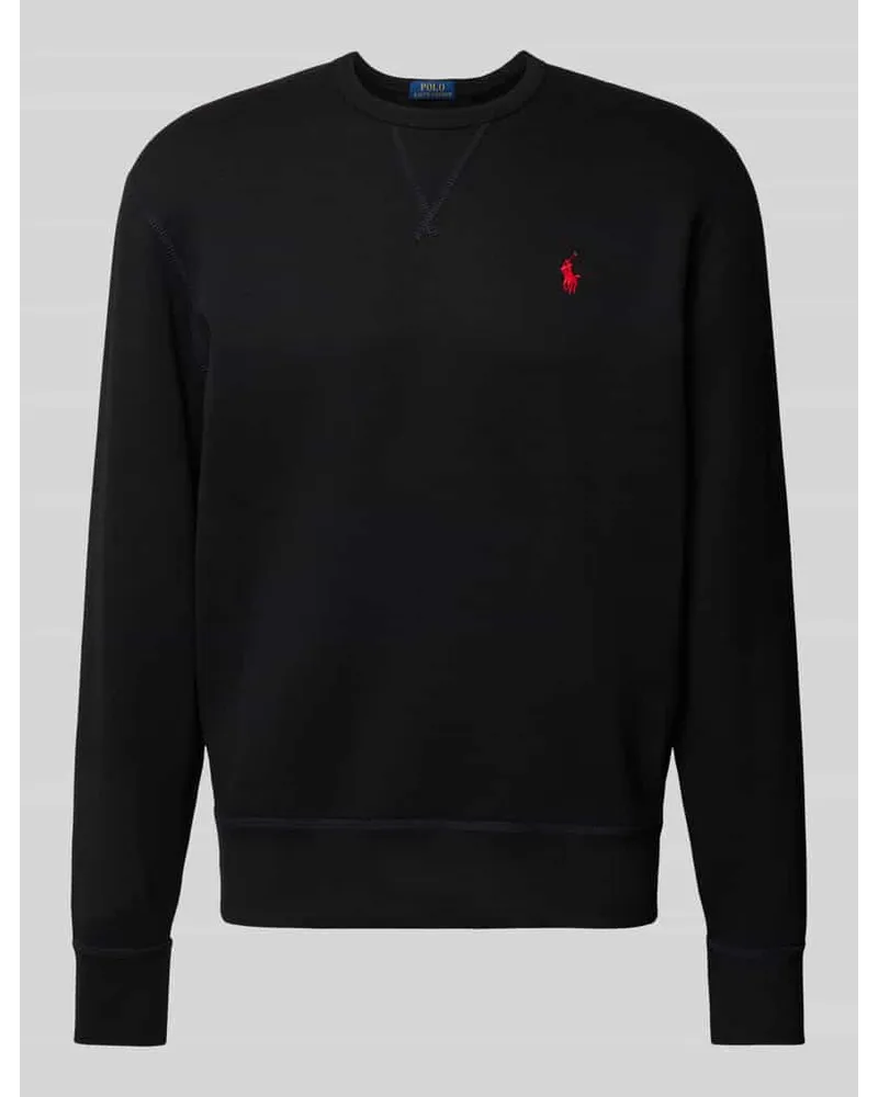 Ralph Lauren Sweatshirt mit Label-Stitching Black