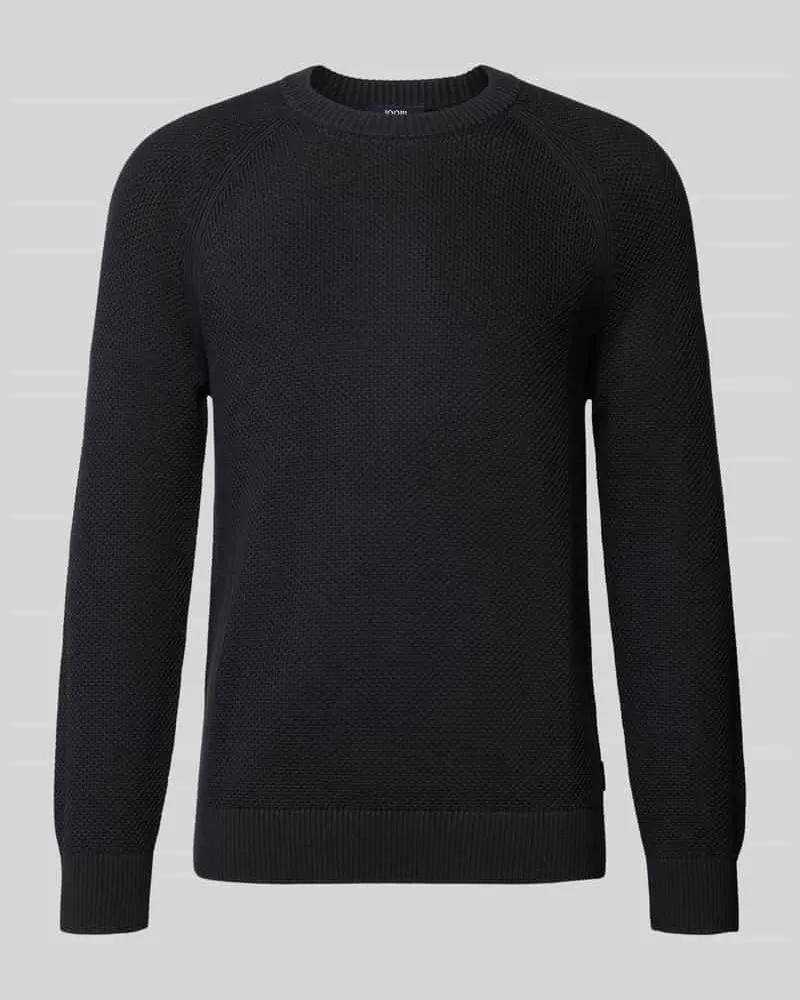 JOOP! Modern Fit Pullover aus reiner Baumwolle Modell '05Nadion Marine