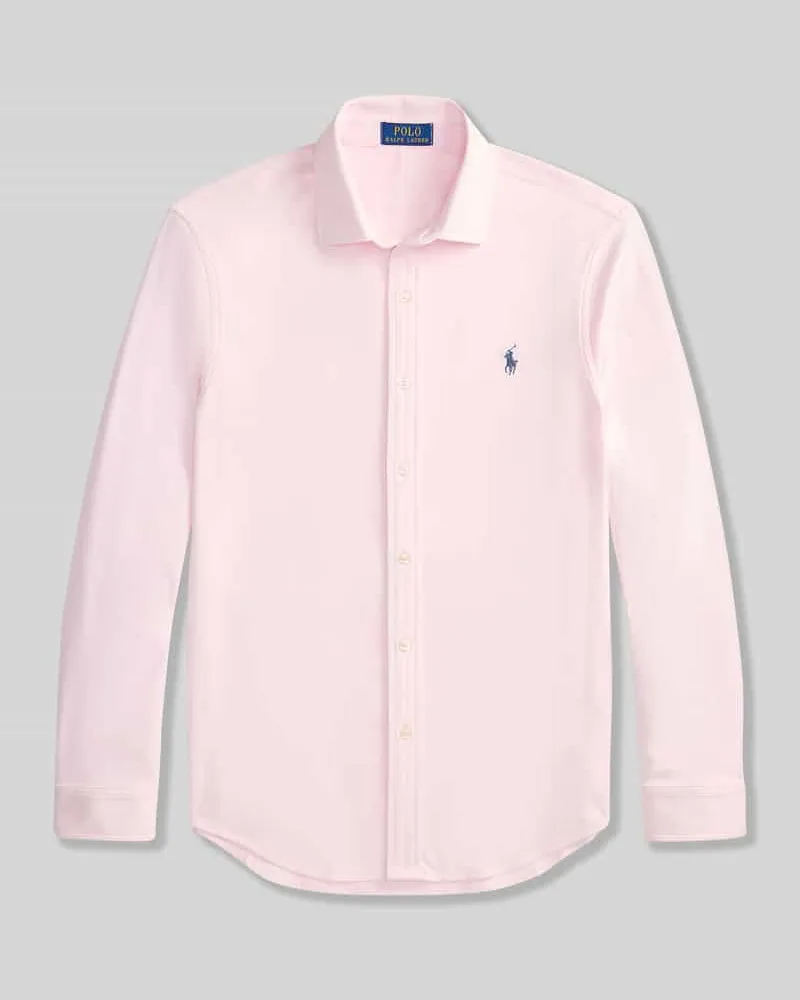 Ralph Lauren Slim Fit Freizeithemd mit Logo-Stitching Rosa