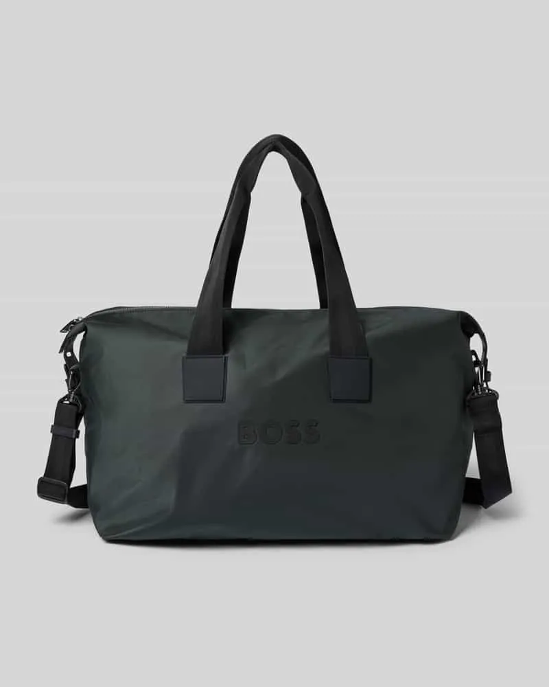 HUGO BOSS Weekender mit abnehmbarem Schulterriemen Modell 'Catch_3.0_Holball Dunkelgruen