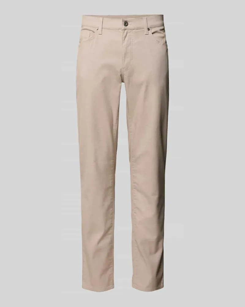 Brax Stoffhose mit Viskose-Anteil im 5-Pocket-Design Modell 'Cadiz Kitt