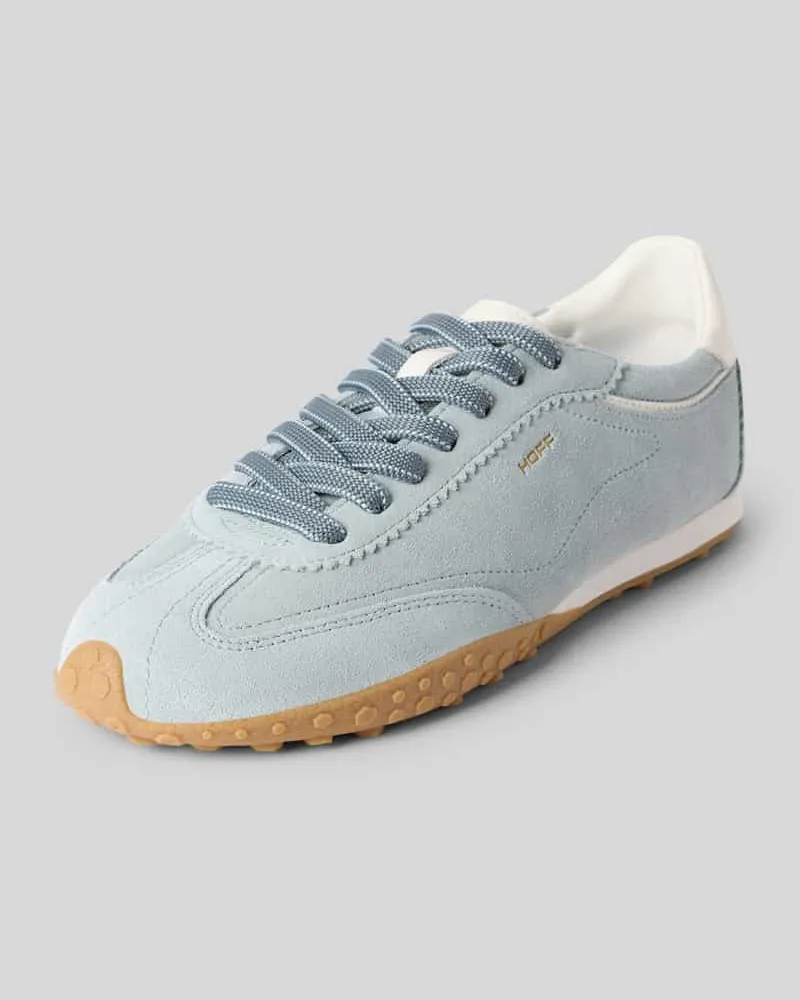 HOFF Sneaker aus echtem Leder Modell 'BRIDGE Hellblau