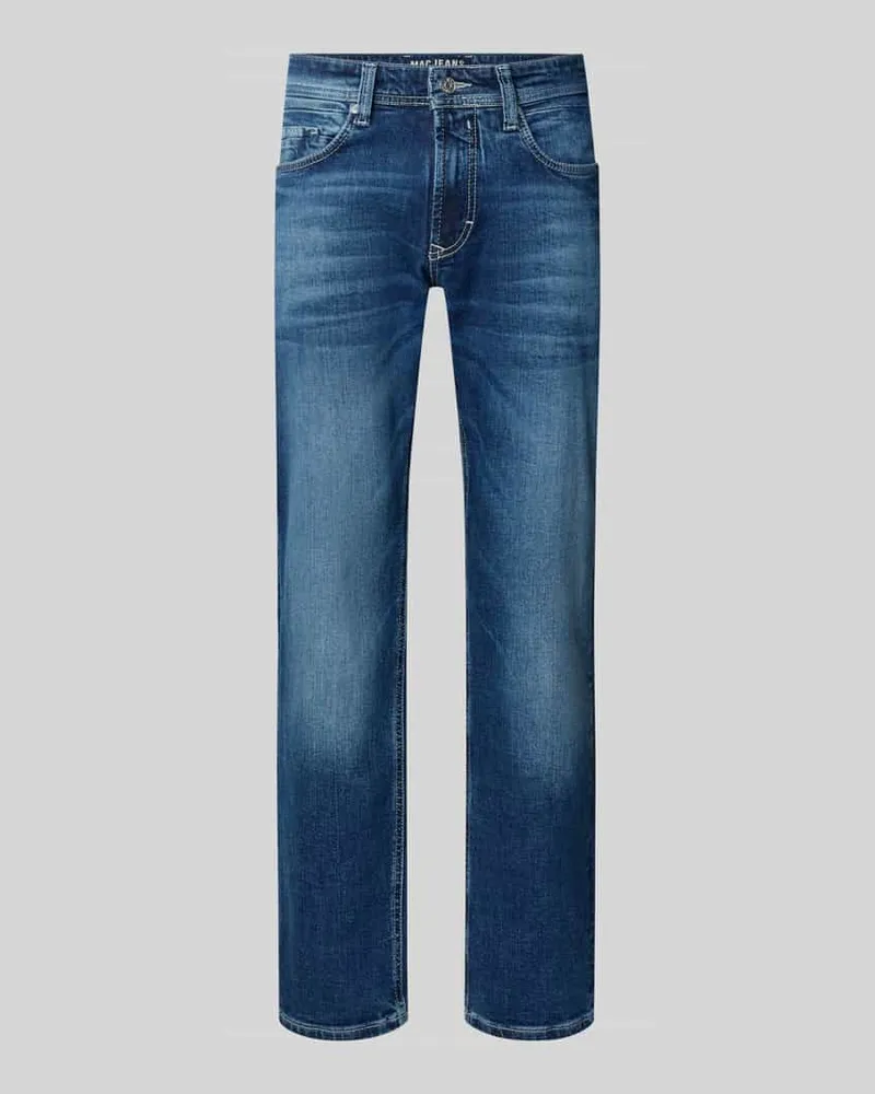 MAC Jeans Slim Fit Jeans im 5-Pocket-Design Blau