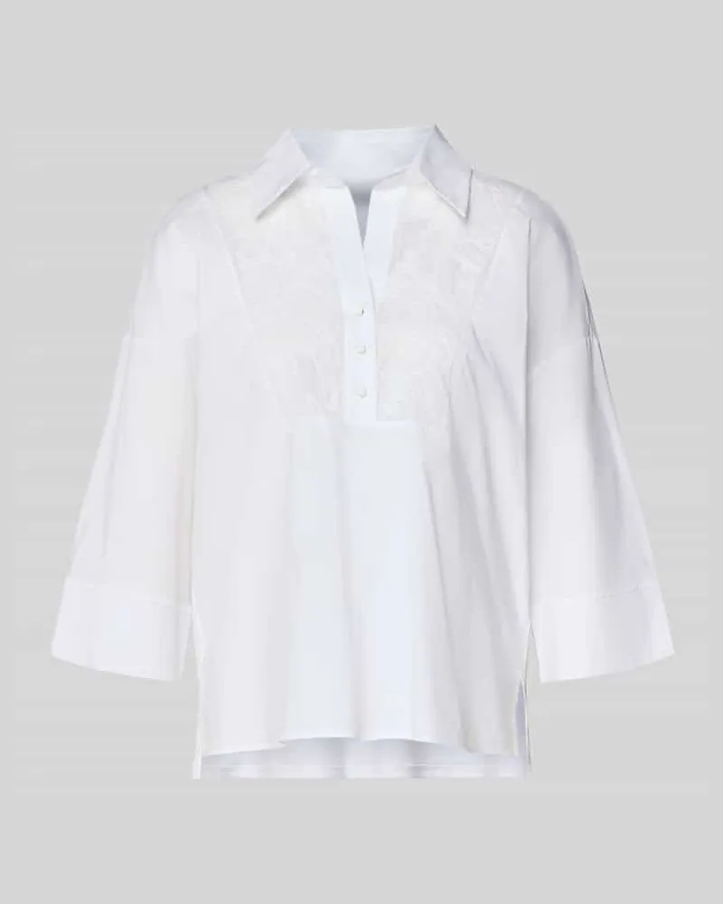Marc Cain Blusenshirt mit 3/4-Arm Weiss