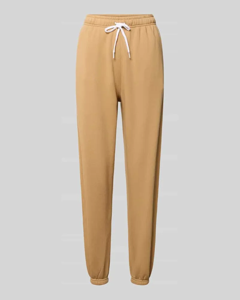 Ralph Lauren Regular Fit Sweathose aus Baumwoll-Mix Camel