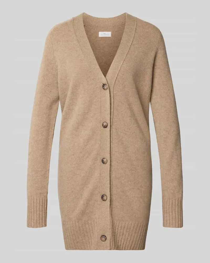 Fynch-Hatton Strickjacke mit Knopfleiste Beige