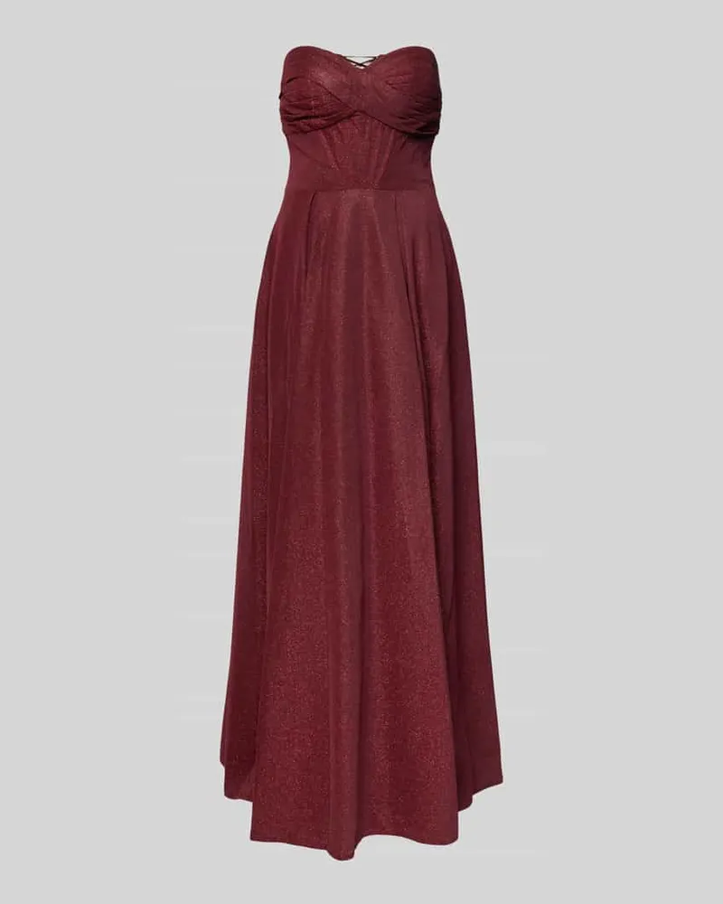 Mascara Abendkleid mit Herz-Ausschnitt Kirsche