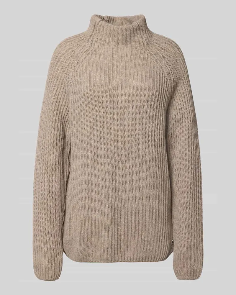 Smith & Soul Strickpullover mit Stehkragen Beige