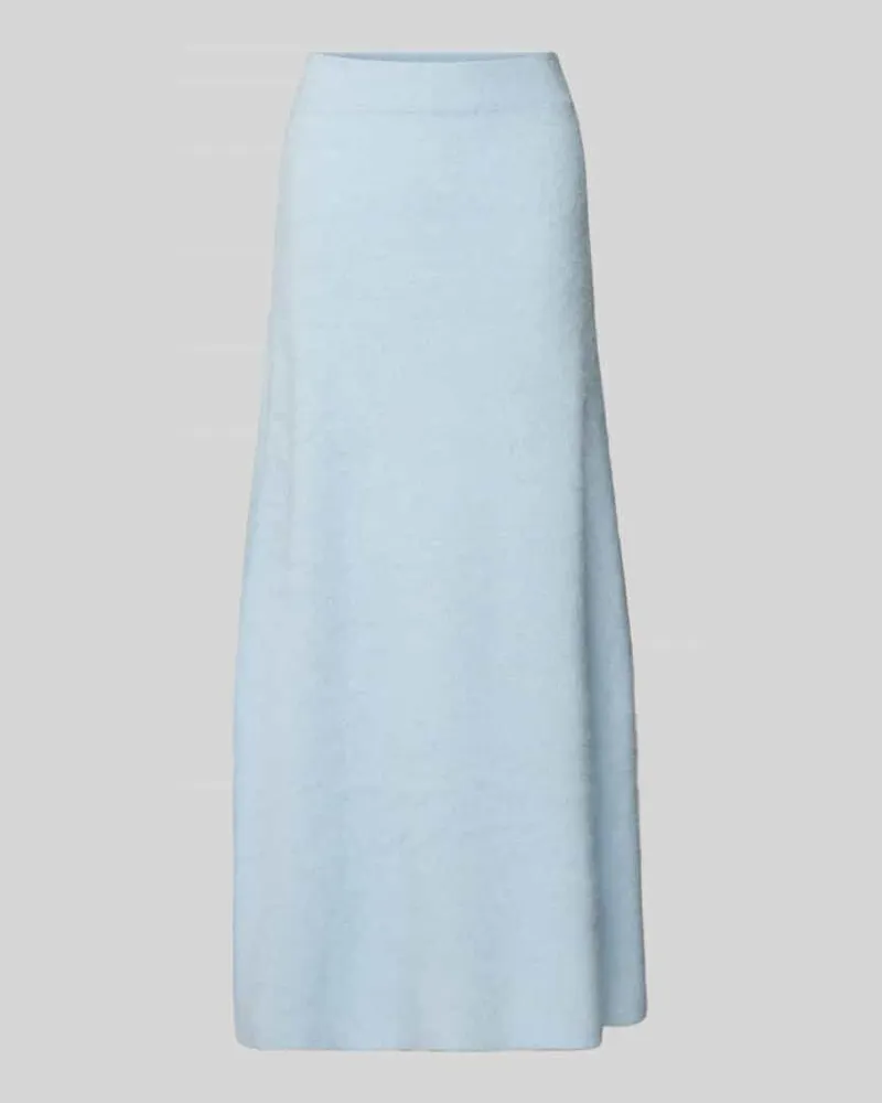 HUGO BOSS Maxi-Rock mit Woll-Anteil Modell 'FICI Hellblau