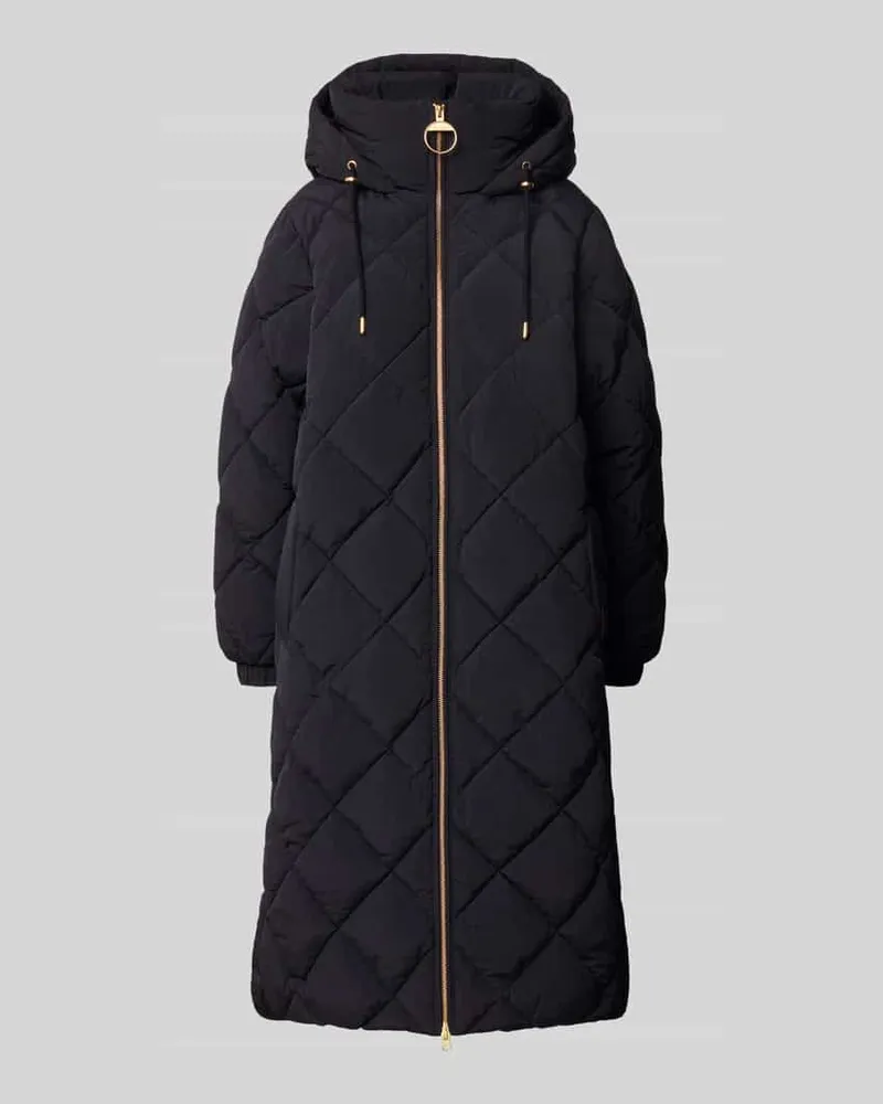 Barbour Regular Fit Steppmantel in leichter Crinkle-Optik Modell 'KIRKTON Black
