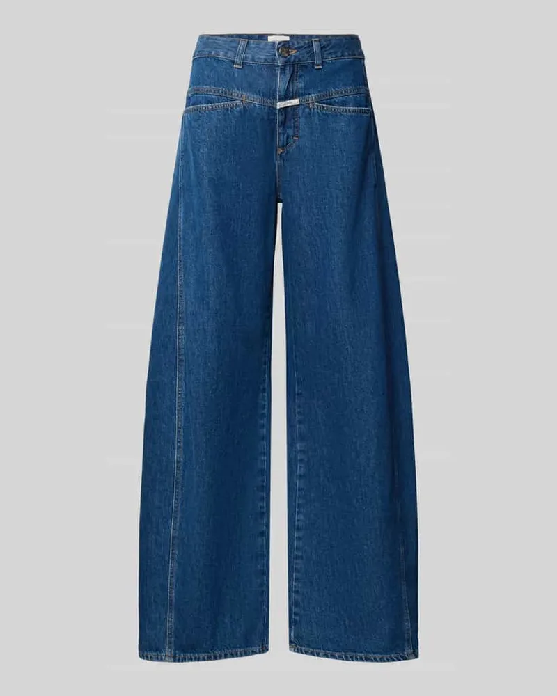 Closed Barrel Fit Jeans mit Label-Detail Modell 'TORI-X Dunkelblau
