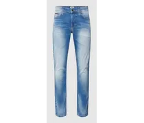 Slim Fit Jeans mit Label-Detail