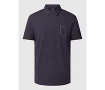 Regular Fit Poloshirt mit Label-Detail