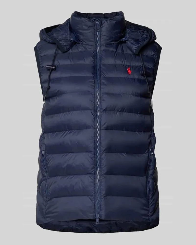 Ralph Lauren Steppweste mit Stehkragen Dunkelblau