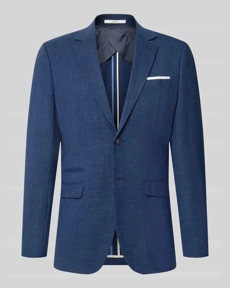 Selected Homme Slim Fit Anzugsakko mit Woll-Anteil Modell 'OASIS Marine