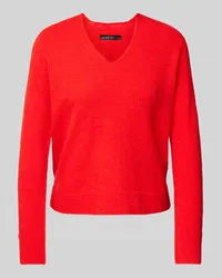 Marc Cain Strickpullover mit V-Ausschnitt Rot