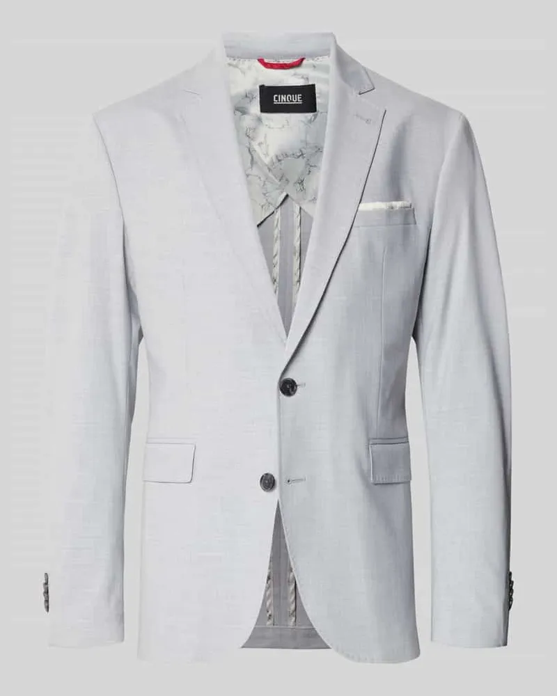cinque Regular Fit Sakko mit Reverskragen Modell 'Data Hellgrau