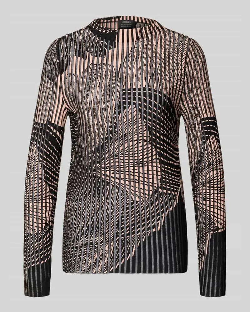 Marc Cain Strickpullover mit Stehkragen Rose