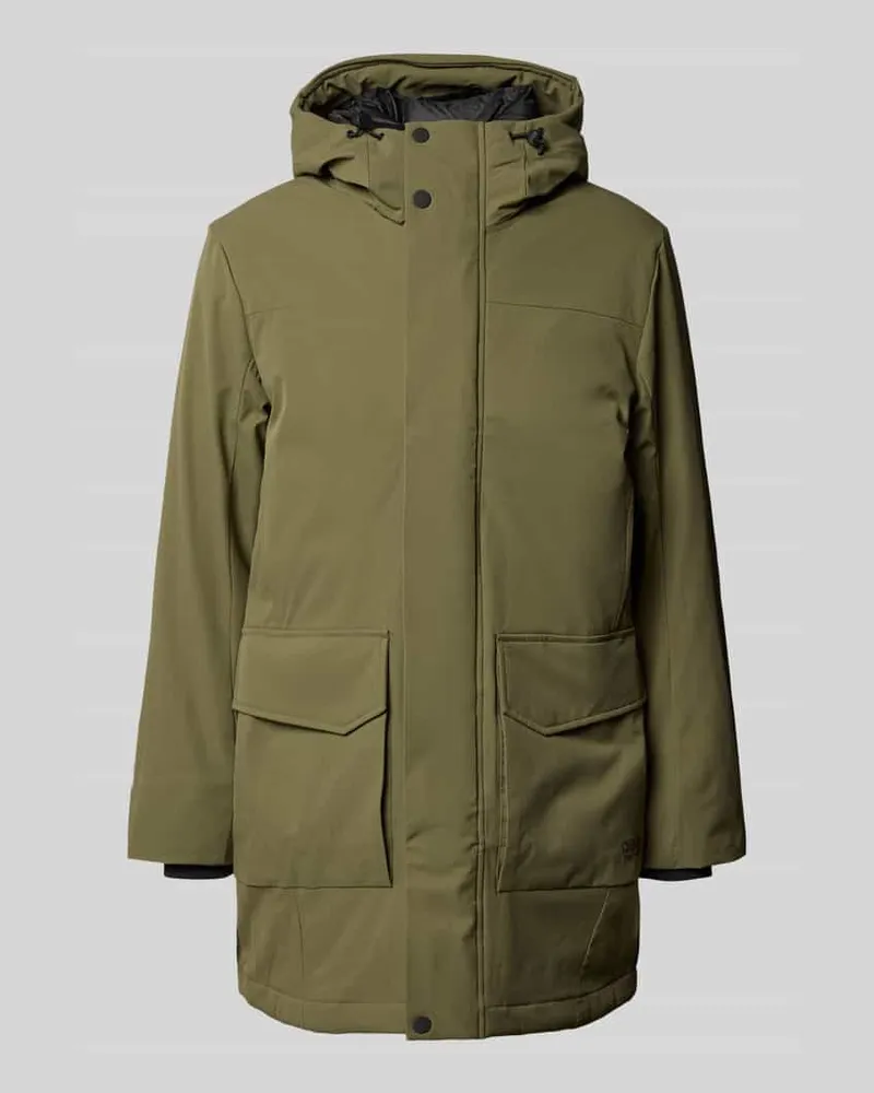 Tom Tailor Regular Fit Parka mit wasserabweisender Funktion Oliv