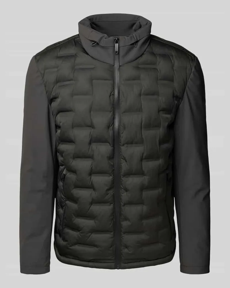 Bugatti Jacke mit Stehkragen Graphit