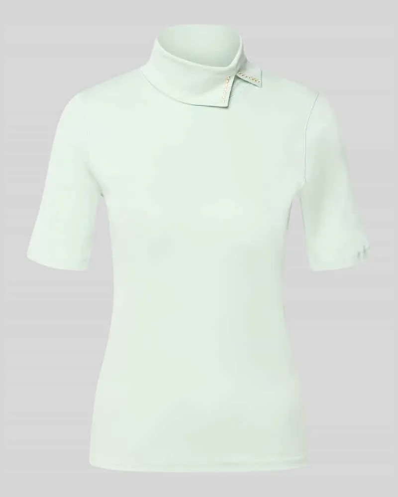 Marc Cain Slim Fit T-Shirt aus Baumwoll-Mix Mint