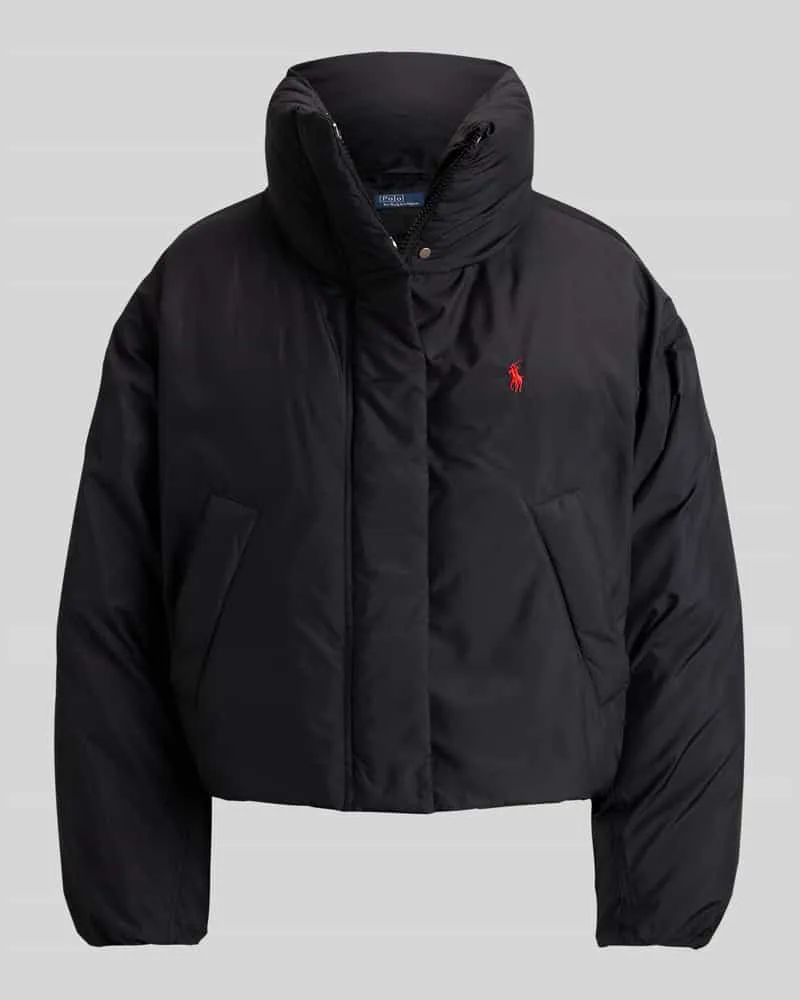 Ralph Lauren Boxy Fit Steppjacke mit Logo-Stitching Black