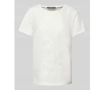 T-Shirt aus Flachs mit Rundhalsausschnitt Modell 'MAGNO