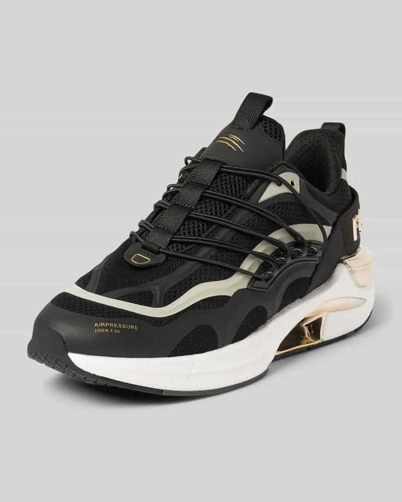 Philipp Plein Sneaker mit Label-Applikation Modell 'ONYX ULTRA Black