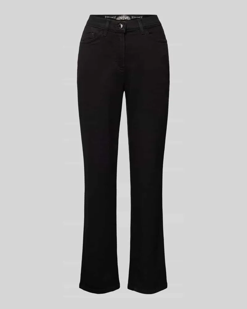 Brax Straight Leg Jeans im 5-Pocket-Design Modell 'PATTI STRAIGHT Black