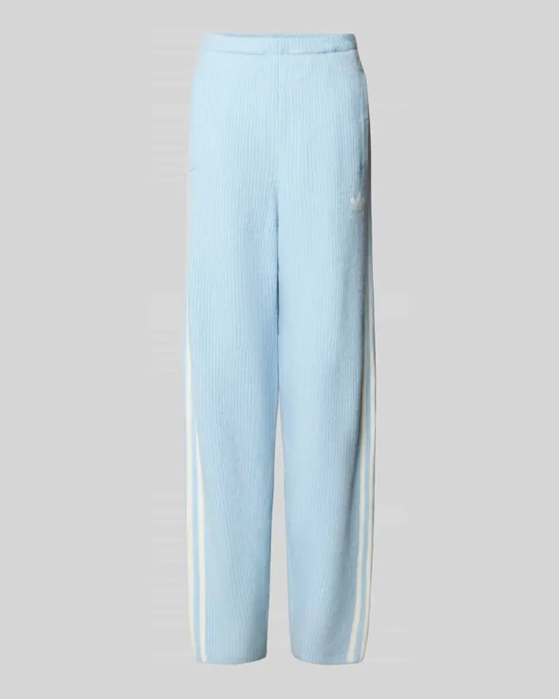 adidas Relaxed Fit Sweatpants mit Woll-Anteil Hellblau