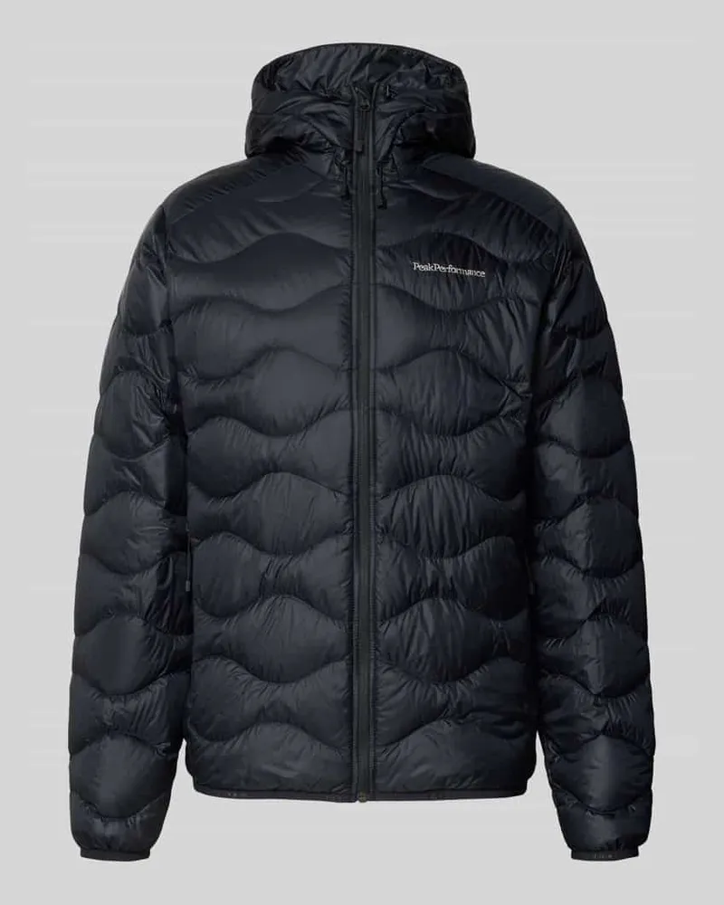Peak Performance Steppjacke mit Label-Stitching Black
