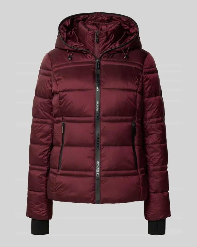 Michael Kors Steppjacke mit Kapuze Bordeaux