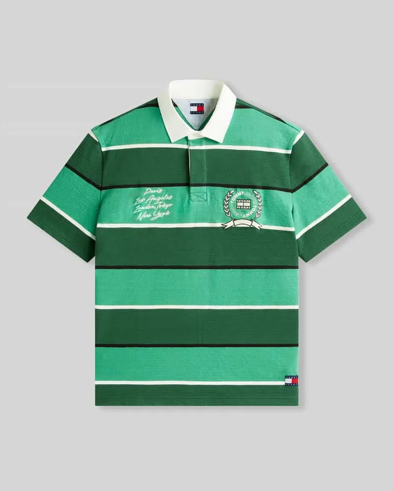 Tommy Hilfiger Regular Fit Poloshirt aus reiner Baumwolle Gruen
