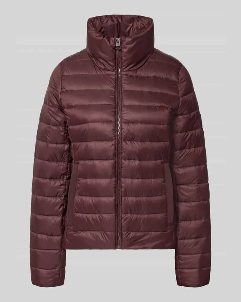 Marc O'Polo Regular Fit Steppjacke mit Stehkragen Bordeaux