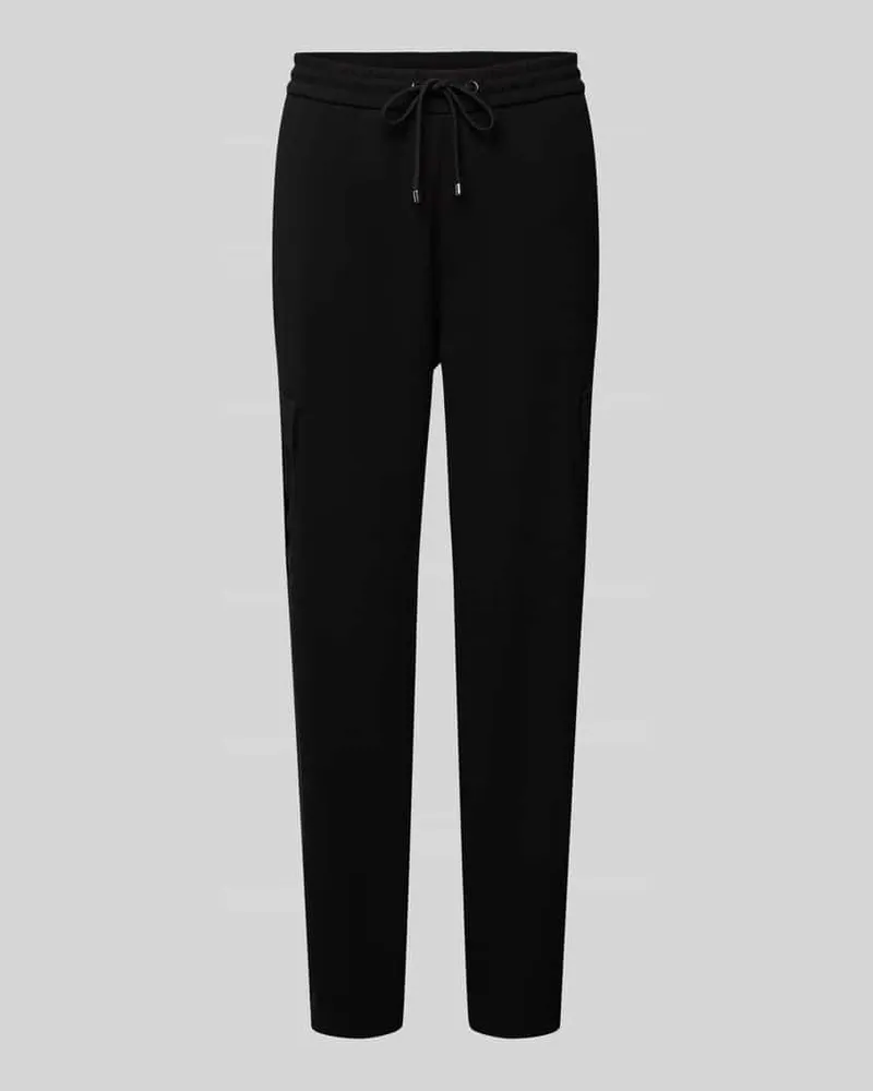 MAC Jeans Regular Fit Cargohose mit elastischem Bund Modell 'Easy Cool Black