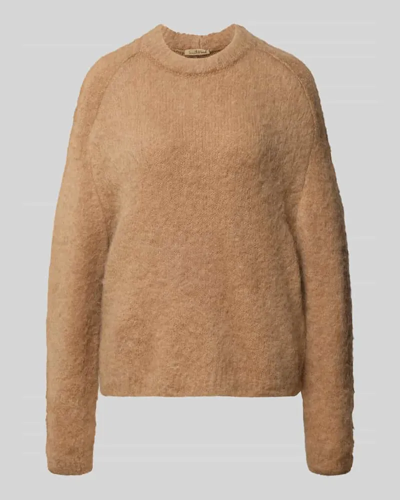 Smith & Soul Strickpullover mit gerippten Abschlüssen Camel