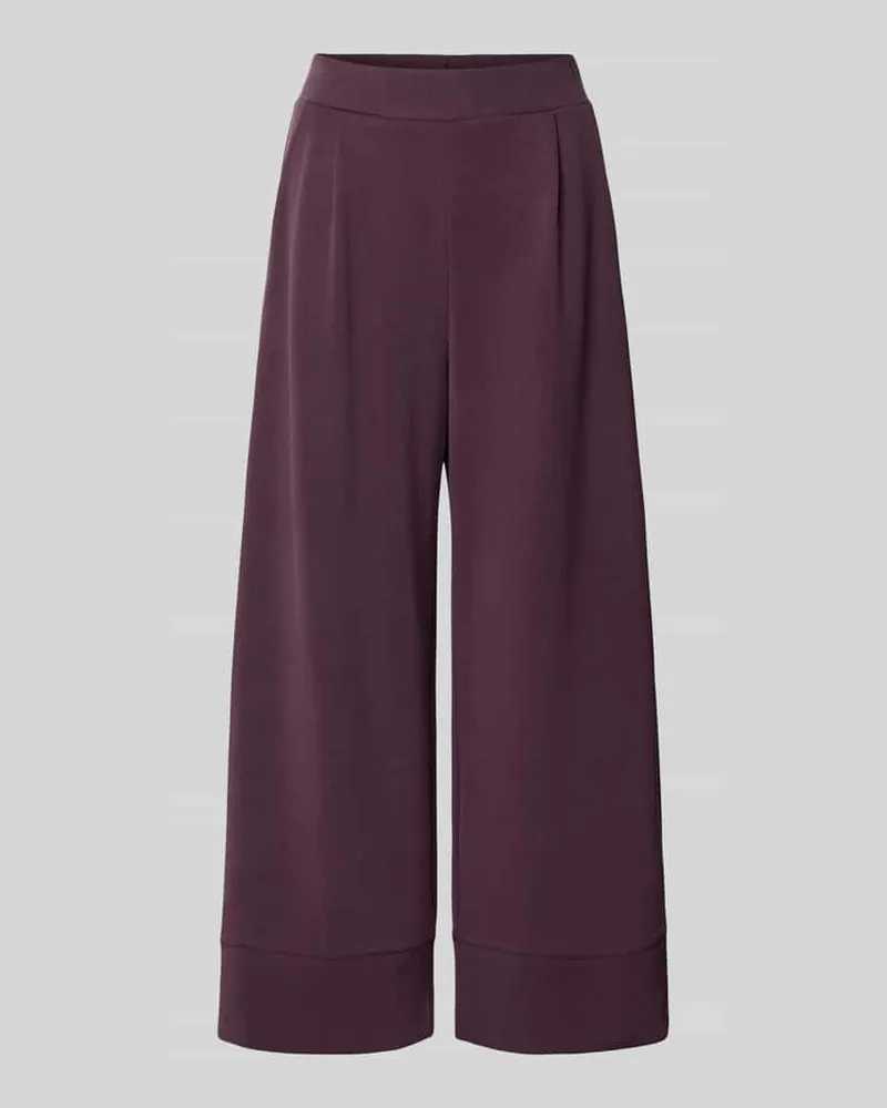 Rich&Royal Wide Leg Sweatpants mit Eingrifftaschen Aubergine