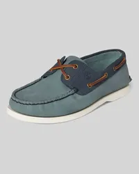 Timberland Mokassins aus Leder mit Label-Detail Modell 'CLASSIC Blau