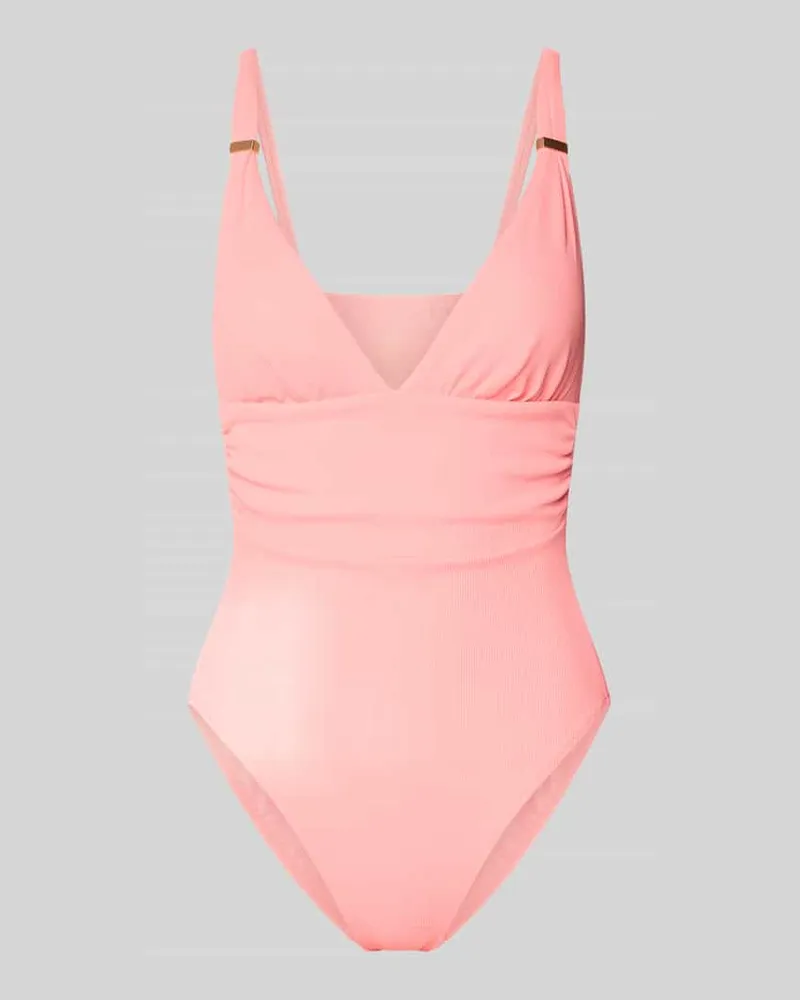 Barts Badeanzug mit Feinripp Modell 'Cimazy Plunge Pink