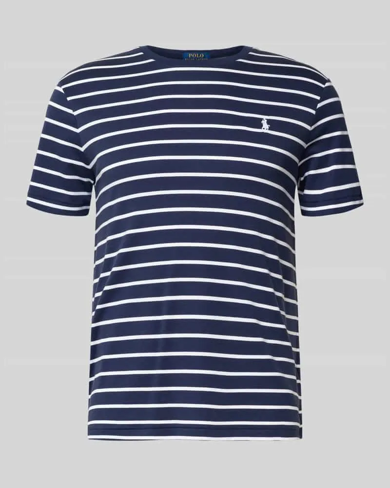 Ralph Lauren T-Shirt mit Label-Stitching Marine
