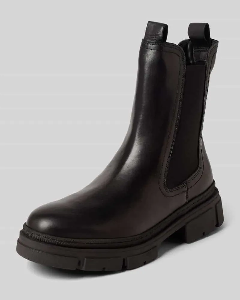 Tamaris Chelsea Boots aus echtem Rindsleder Black