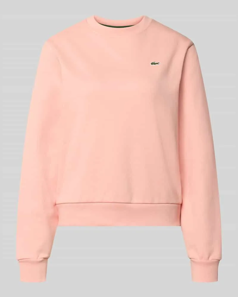 Lacoste Relaxed Fit Sweatshirt aus reiner Baumwolle Apricot