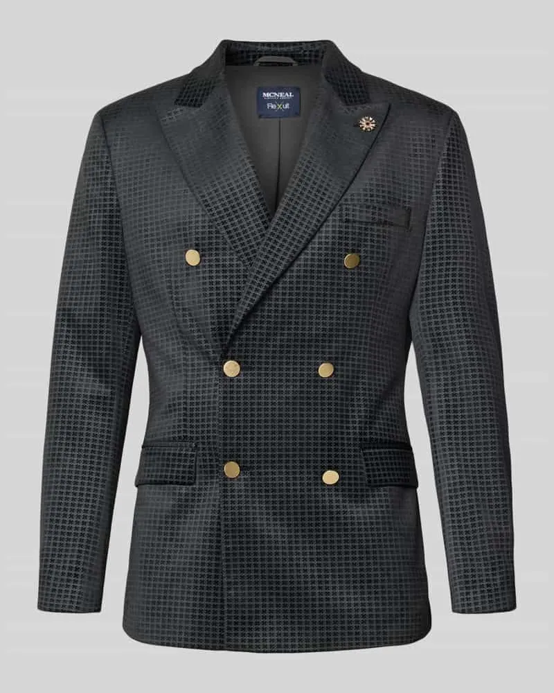 McNeal 2-Knopf-Sakko aus Samt Black