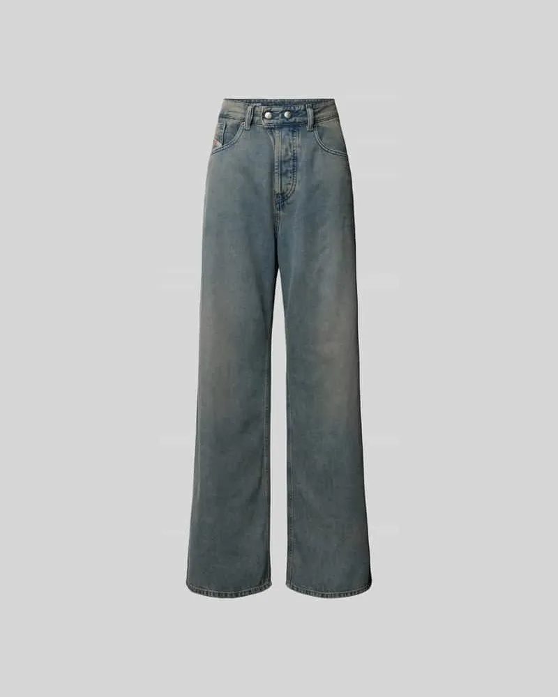 Diesel WideFit Jeans mit 5-Pocket-Design Hellblau