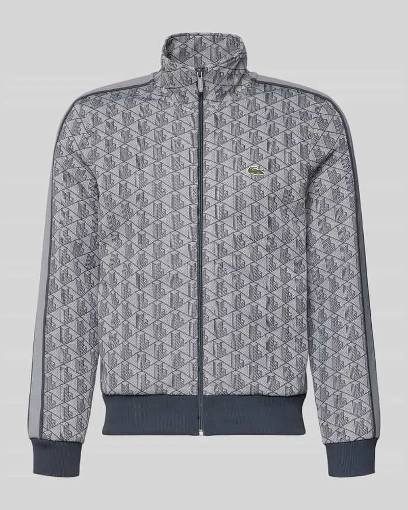 Lacoste Regular Fit Sweatjacke mit Baumwoll-Anteil Black