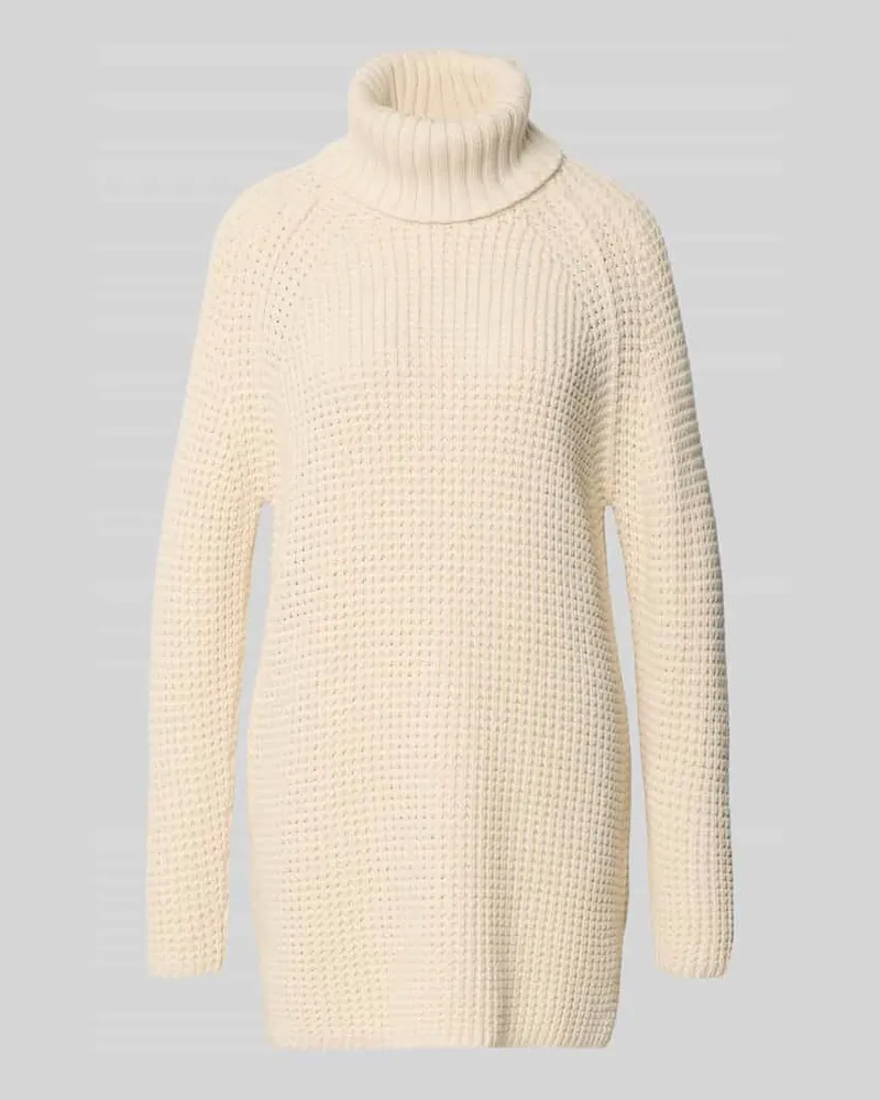 Marc O'Polo Regular Fit Rollkragenpullover aus Baumwoll-Mix Offwhite