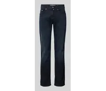 Tapered Fit Jeans im 5-Pocket-Design Modell 'Lyon