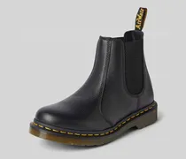 Chelsea Boots aus Leder mit Ziernaht